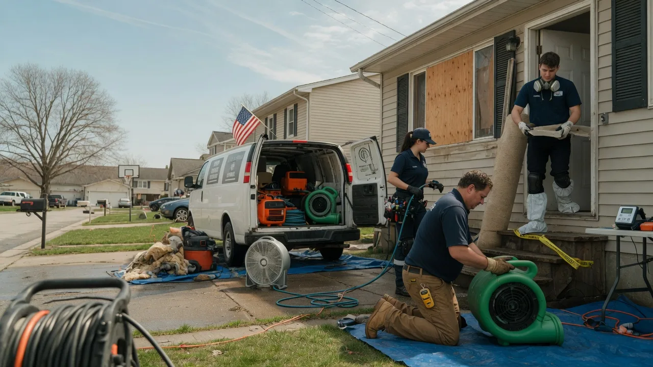 Water Damage Restoration in Beverly, OH near me